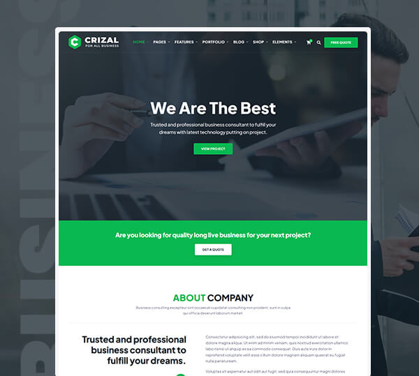 Multipurpose Responsive Template + Admin