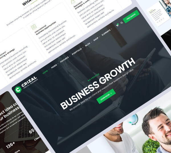 Multipurpose Responsive Template + Admin